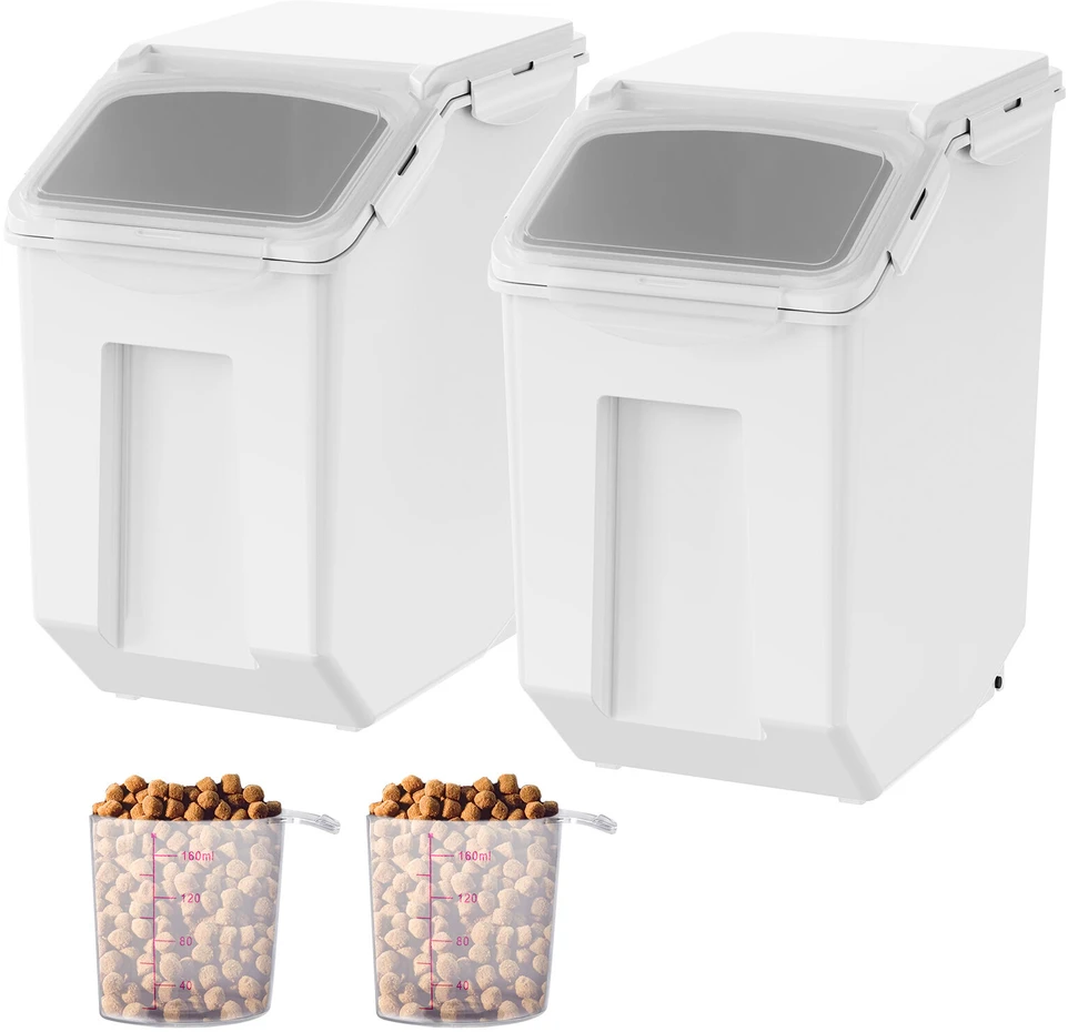 VEVOR Laikymo konteineriai su dozatoriais 2 x 15L
