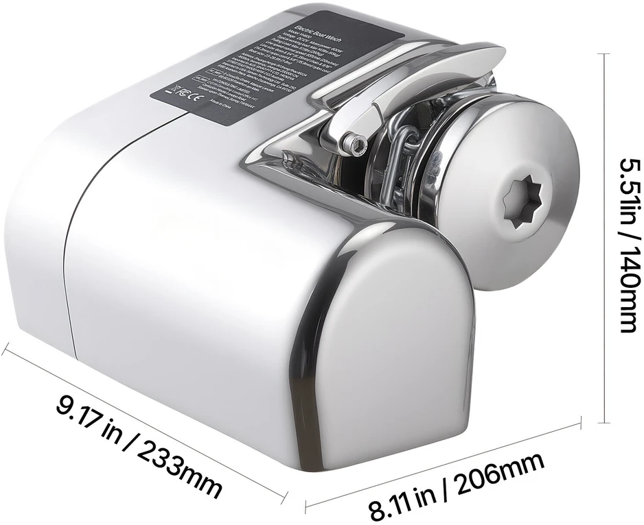 VEVOR Horizontali inkaro gervė, 12V DC, 600W