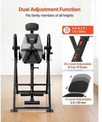 VEVOR Atvirkštinė lenta nugarai, 136 kg talpa