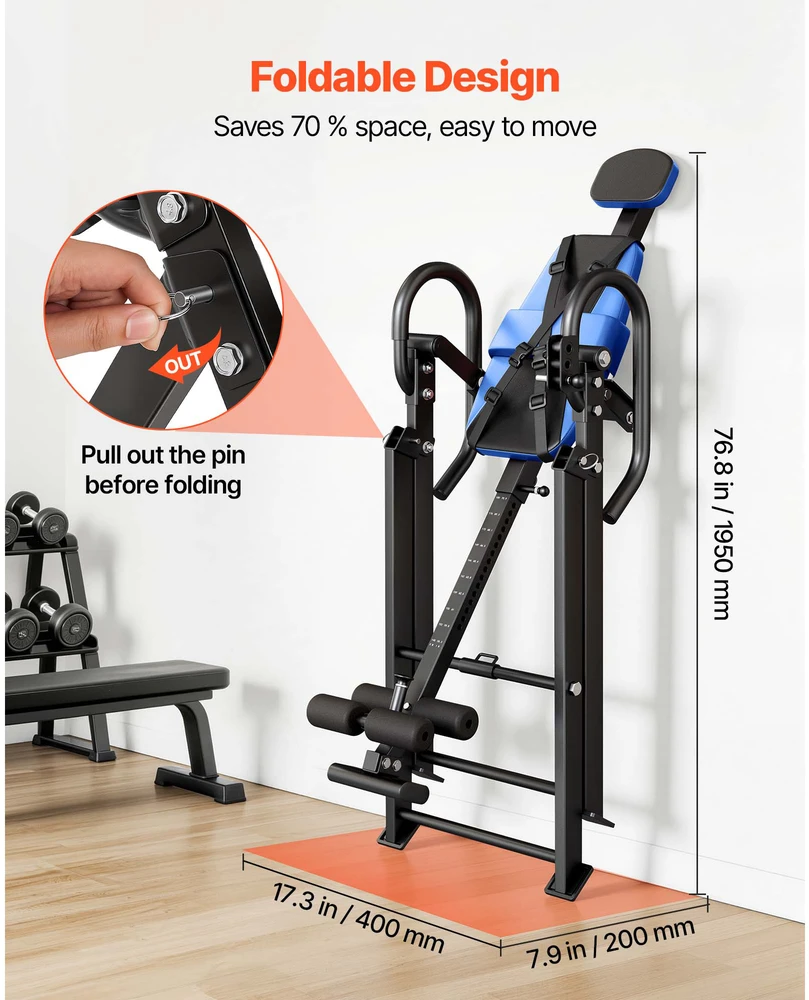 VEVOR Inversinis stalas, 136 kg, sunki apkrova