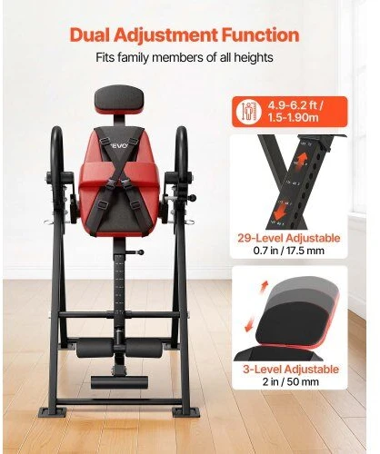 VEVOR Atvirkštinis stalas, 136 kg talpa, dvigubi fiksavimo volai