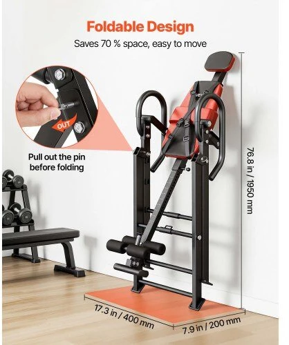 VEVOR Inversijos stalas, 136 kg pajėgumas su stabilia struktūra