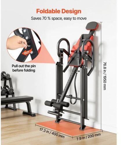 Inversinis stalas VEVOR QD002A, 136 kg apkrova