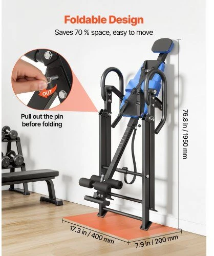 Inversinis stalas VEVOR QD002A, 136 kg keliamoji galia
