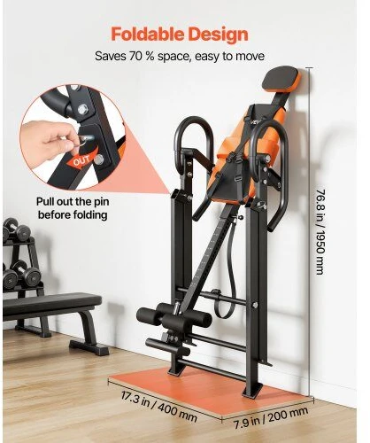 Inversinis stalas VEVOR QD002A, 136 kg apkrova