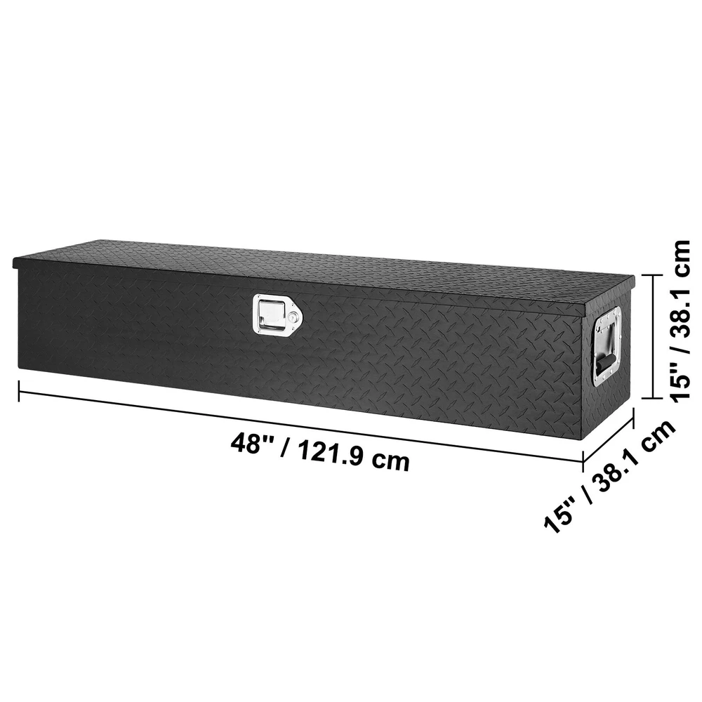 VEVOR 1219x381mm aliuminio įrankių dėžė sunkvežimiui