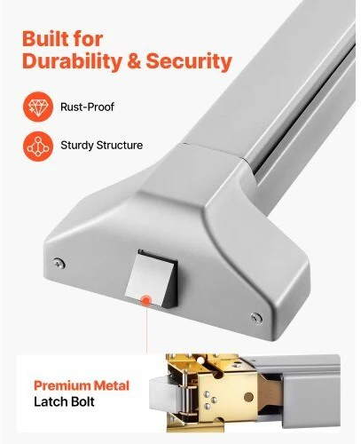 VEVOR Avarinės išeities juosta 711 mm medinėms/metalinėms durims