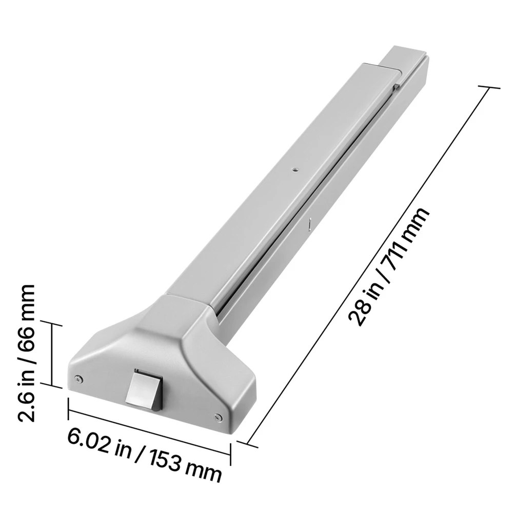 VEVOR Avarinės išeities juosta 711 mm medinėms/metalinėms durims