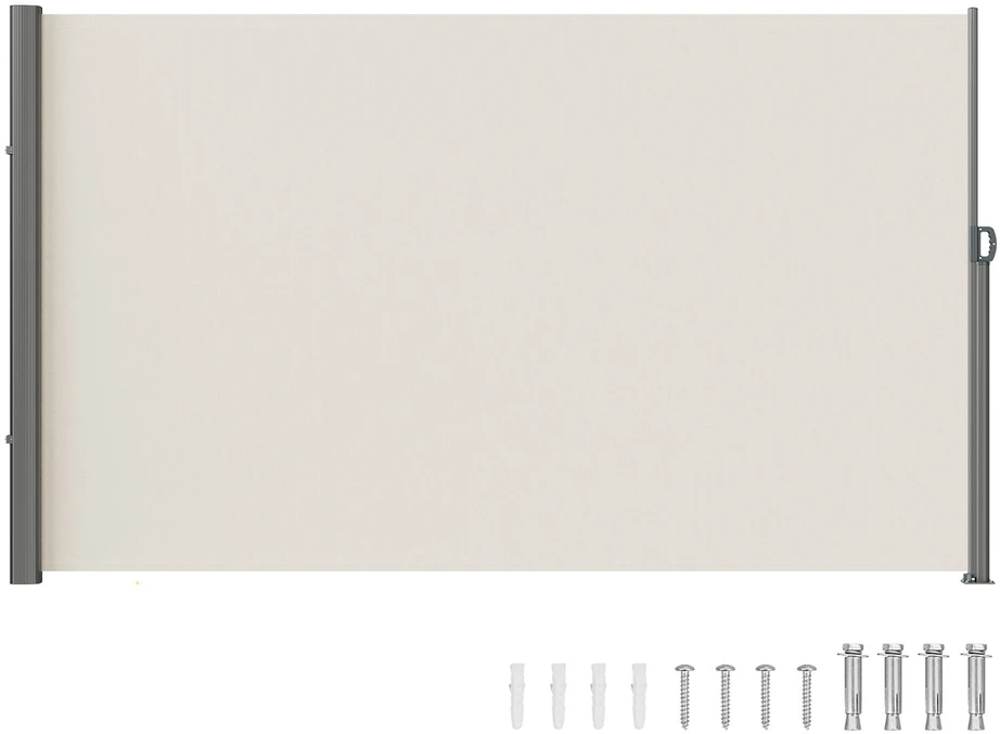VEVOR Ištraukiama šoninė markizė, 160x300 cm, smėlinė