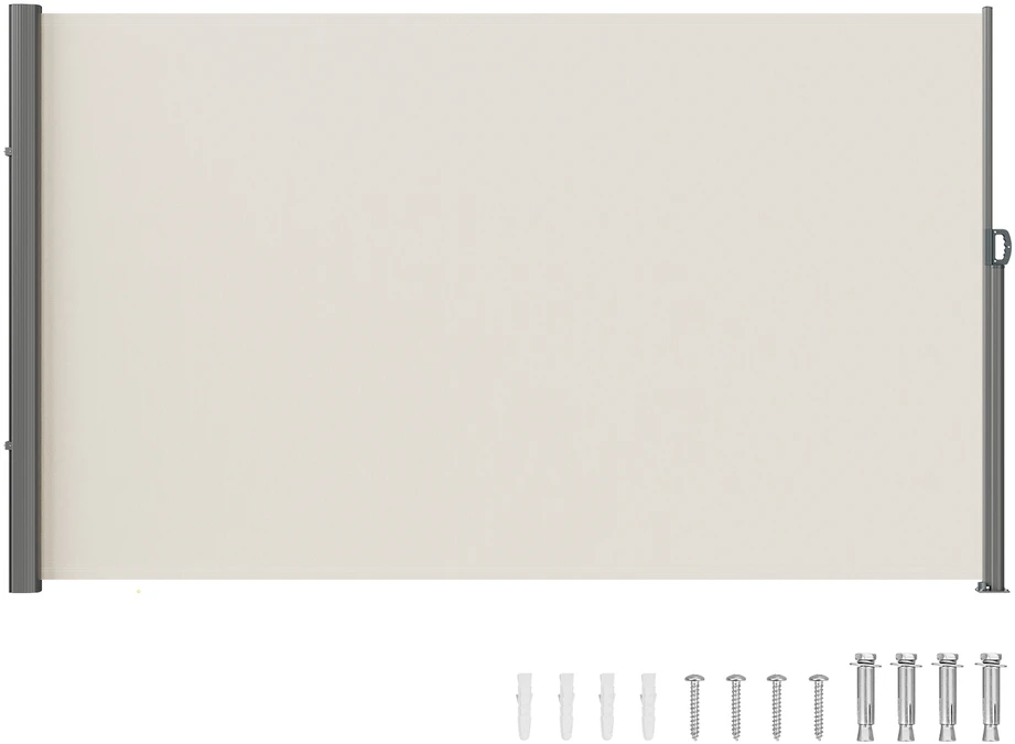VEVOR Ištraukiama šoninė markizė, 160x300 cm, smėlinė