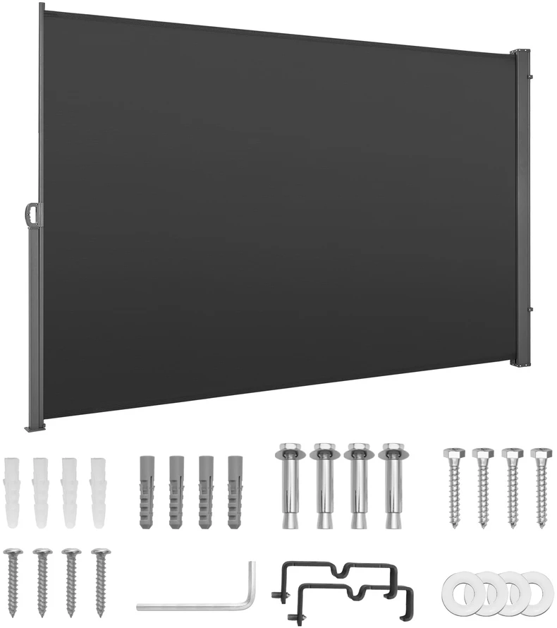 VEVOR Ištraukiama šoninė markizė 180 x 300 cm