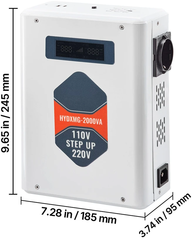 VEVOR Įtampos keitiklis 2000VA, 110V į 220V