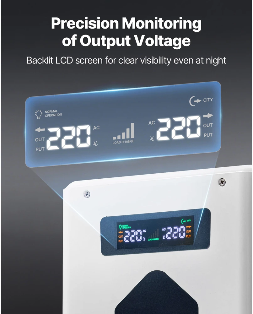 VEVOR Įtampos keitiklis 2000VA, 110V į 220V