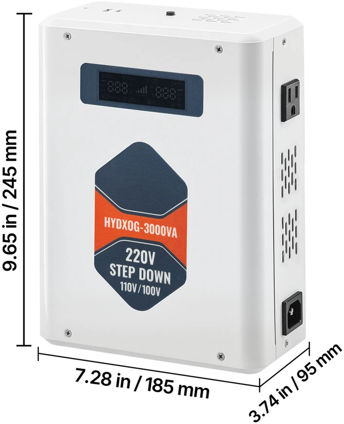 VEVOR Įtampos konverteris 220V į 110V, 3000VA