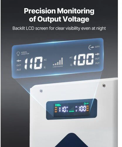 VEVOR Įtampos keitiklis 2000VA, 220V į 110V transformatorius