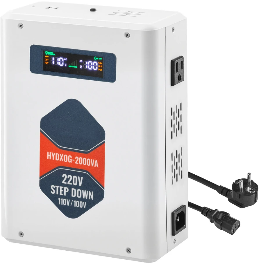 VEVOR Įtampos keitiklis 2000VA, 220V į 110V transformatorius