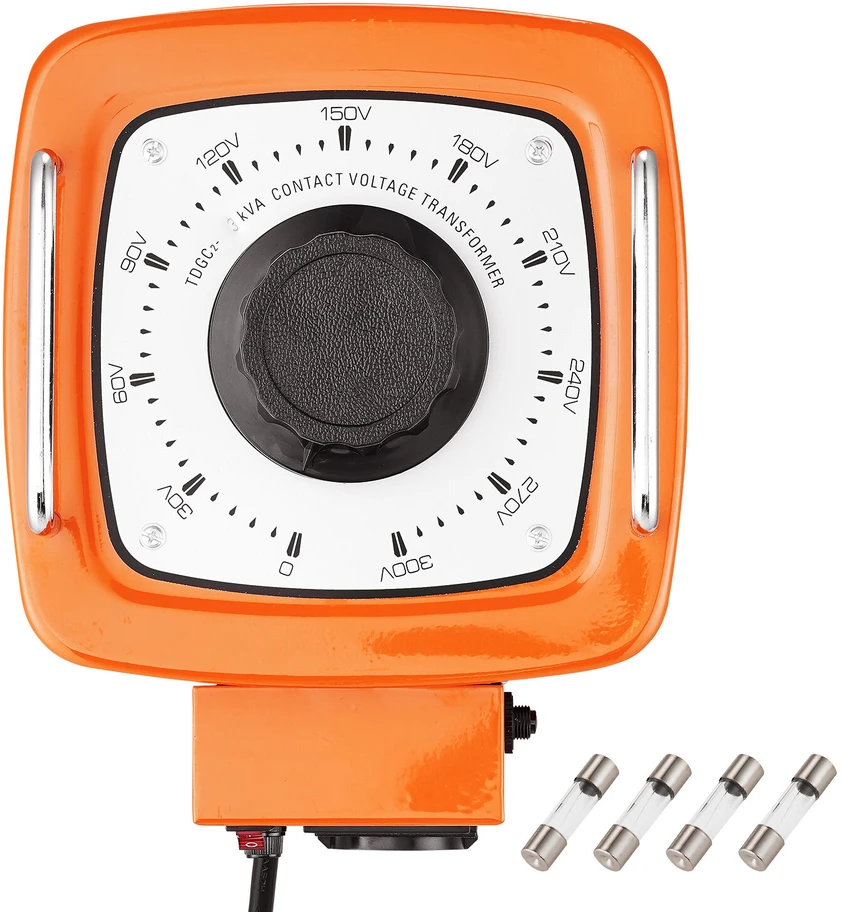 VEVOR 3000VA kintamos įtampos transformatorius su LCD