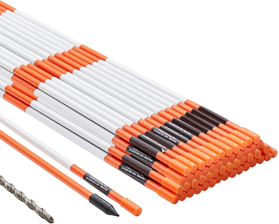 VEVOR Įvažiavimo žymekliai 50 vnt 122 cm stiklo pluošto
