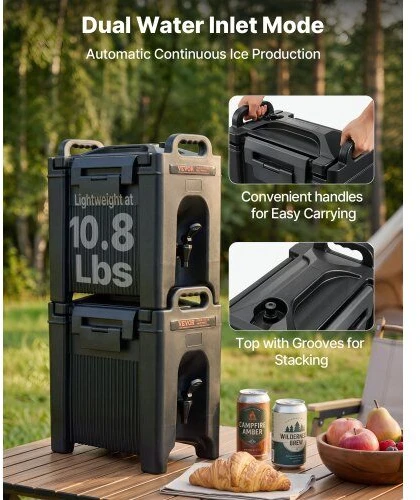 VEVOR Izoliuotas gėrimų dozatorius 9,5 L