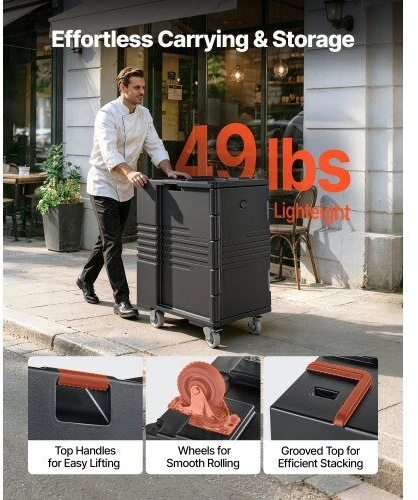 VEVOR Izoliuota maisto indų dėžė 120 l