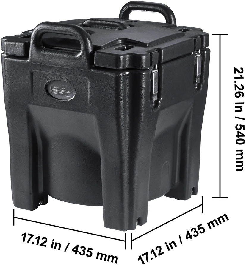 VEVOR Izoliuotas maisto laikiklis 30L, kavinėms