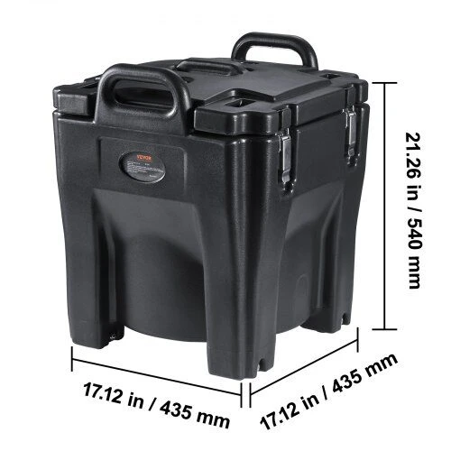 VEVOR Izoliuotas maisto laikiklis 30L, kavinėms