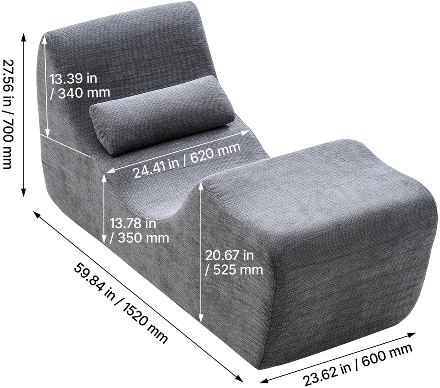 Sofa VEVOR Ergonomiška jogos kėdė