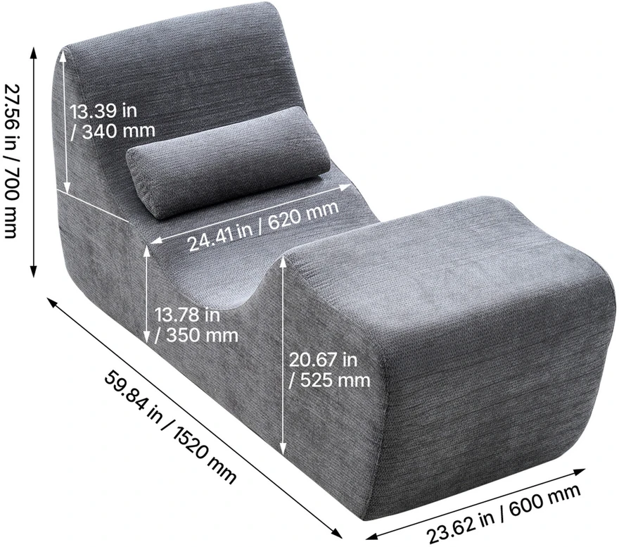 Sofa VEVOR Ergonomiška jogos kėdė