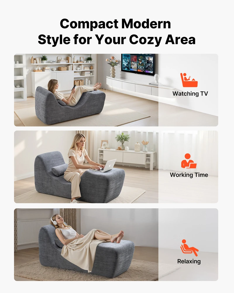 Sofa VEVOR Ergonomiška jogos kėdė