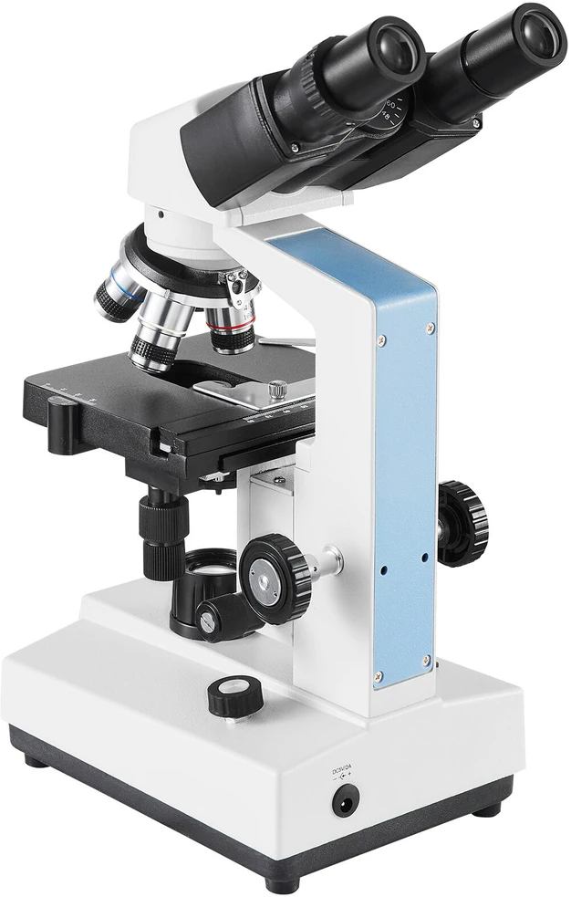 VEVOR Dvejetainis mikroskopas 40X-2500X su mechaniniu staliumi