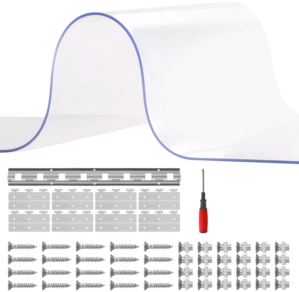 VEVOR Plastikinės PVC juostinės durys šaldikliams