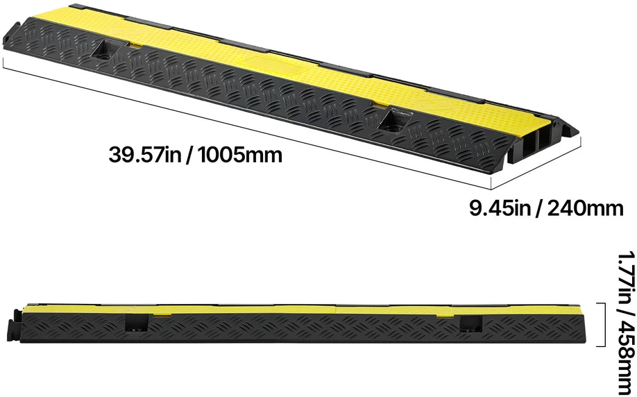 VEVOR Kabelių apsaugos rampa, 32 x 31 mm kanalas