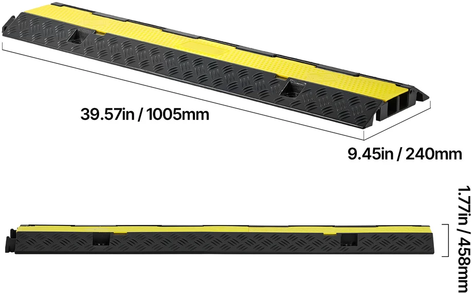 VEVOR Kabelių apsaugos rampa, 32 x 31 mm kanalas