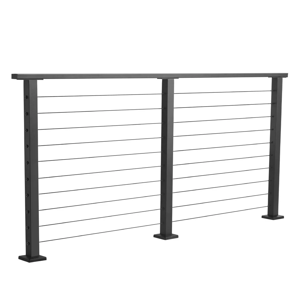 VEVOR 198 cm kabelių turėklų komplektas su stulpeliu