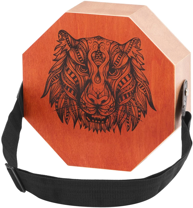 VEVOR unikali cajon dėžė iš buko medienos su gitaros stygomis