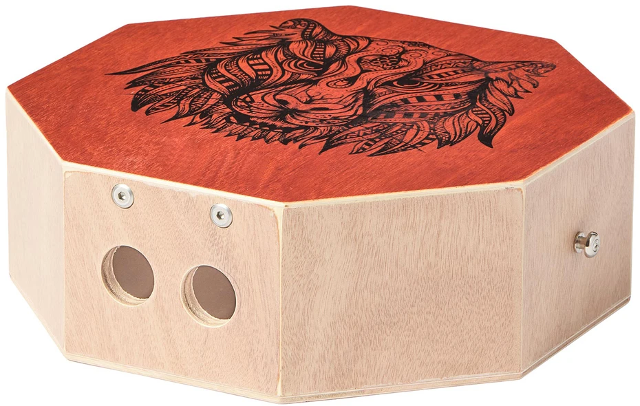 VEVOR unikali cajon dėžė iš buko medienos su gitaros stygomis