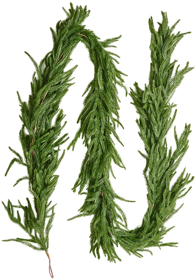 VEVOR Kalėdų girlianda, 2750 mm realistinė pušies girlianda