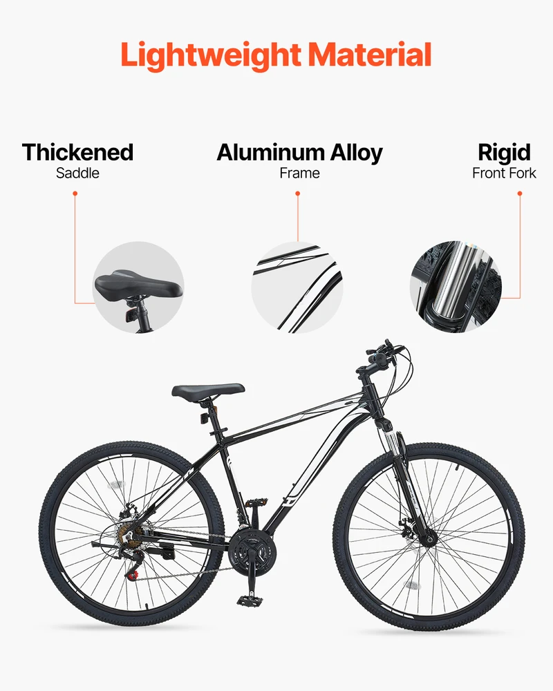 VEVOR 29" kalnų dviratis su Shimano 21 pavaromis