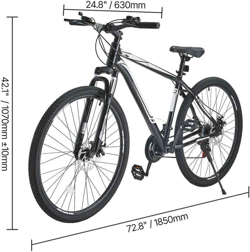 VEVOR 29" kalnų dviratis su Shimano 21 pavaromis
