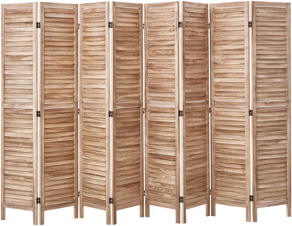 VEVOR Medinė kambario pertvara su 8 panelėmis