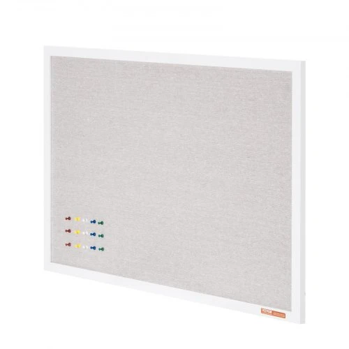 VEVOR 90x60 cm sieninis skelbimų lenta su lininio paviršiumi