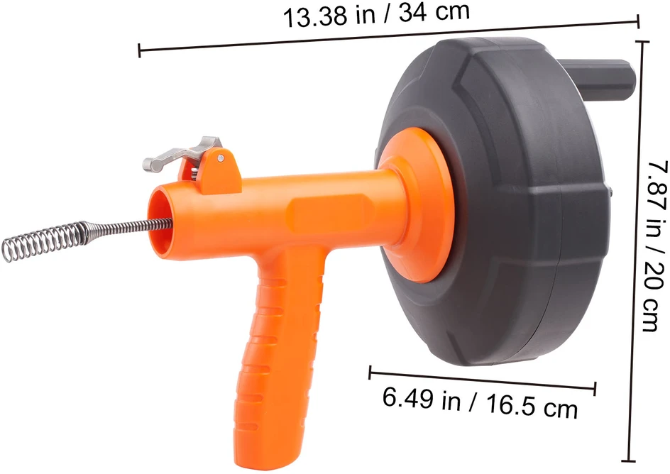 VEVOR 25 ft vamzdžių gyvatė su grąžto priedu