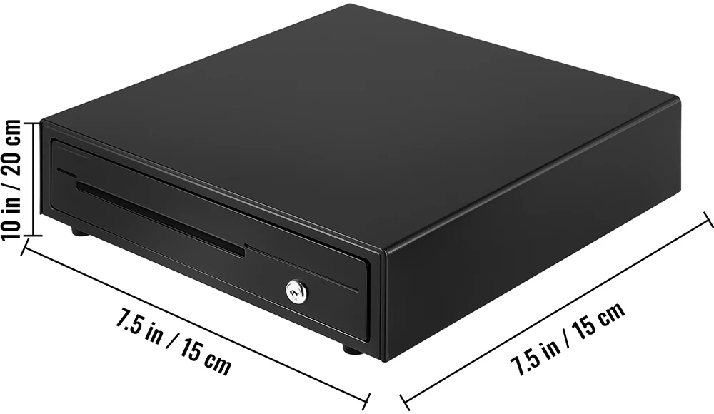 VEVOR Kasos stalčius, 16" 12 V, POS sistemai