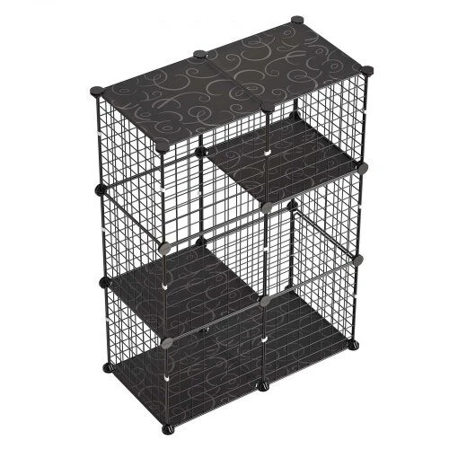 Trijų aukštų narvas katėms VEVOR 97DMSUK12601, 71,1 x 35,5 x 104,1 cm