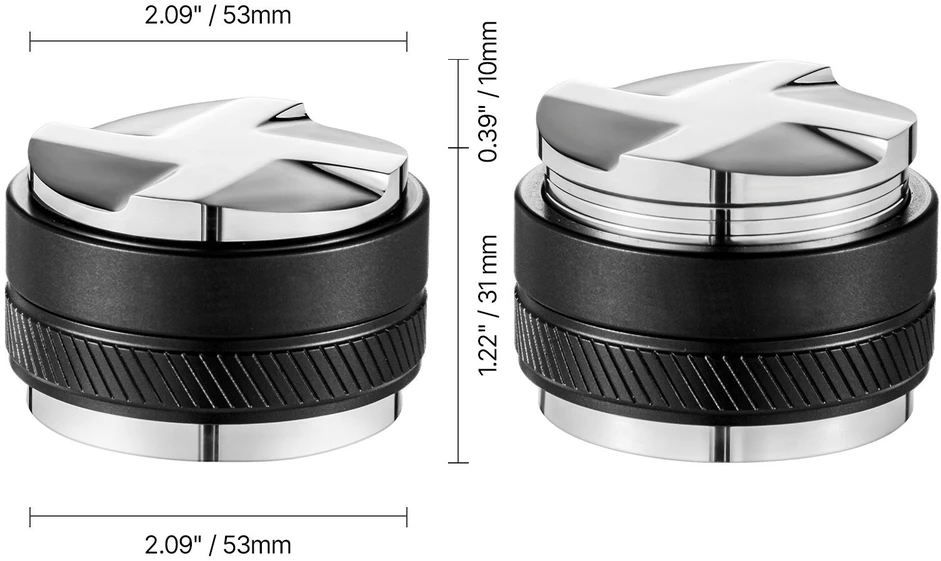 VEVOR 53 mm reguliuojamas kavos paskirstytojas