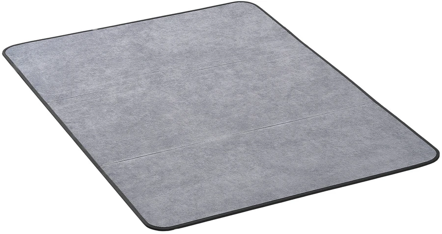 VEVOR Kėdės kilimėlis 1225 x 915 mm, pilkas