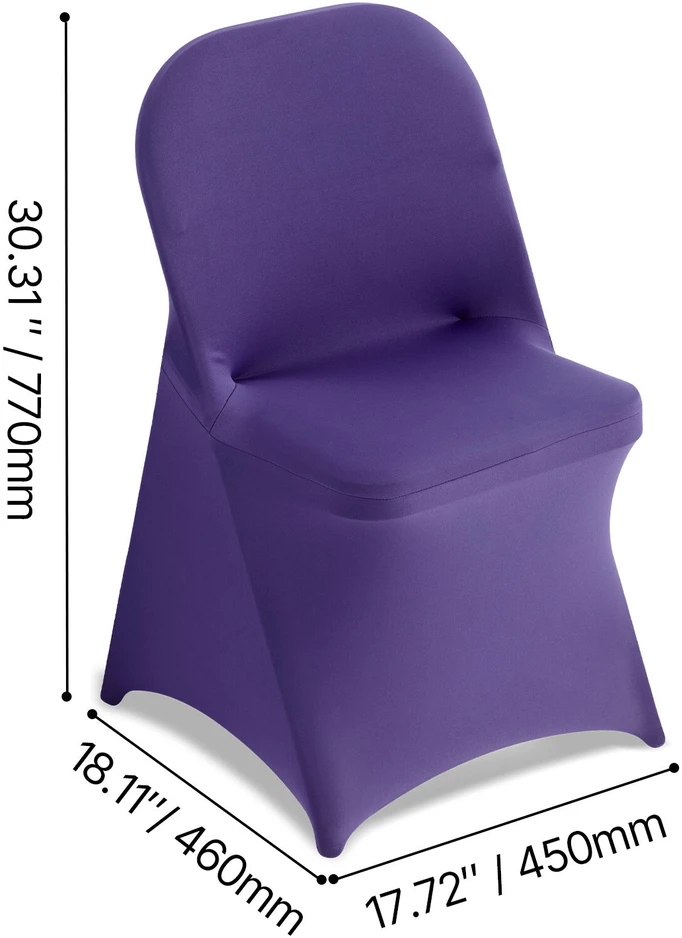 VEVOR 50 violetinės sėdynių užvalkalai