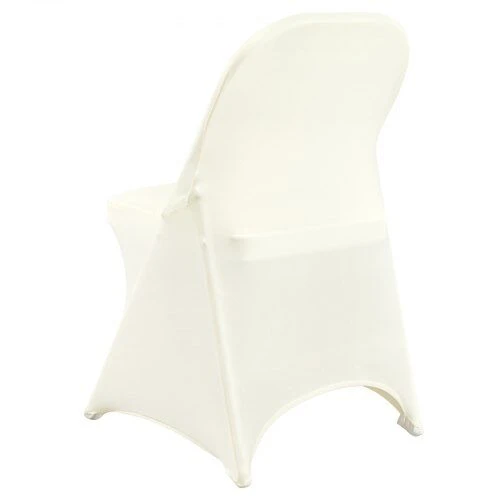 VEVOR Ivory spandex kėdžių užvalkalai, 50 vnt.