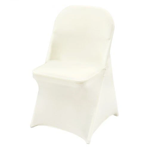 VEVOR Ivory spandex kėdžių užvalkalai, 50 vnt.