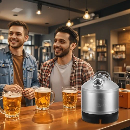 VEVOR Kegų valymo rinkinys, 6.5L su D jungtimi